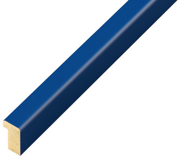 Baguette ramin larg.10mm haut.14 - bleu - 10BLU