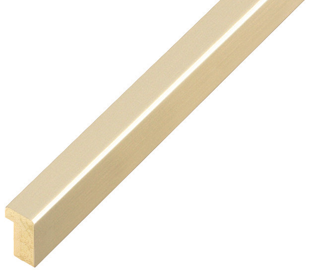 Baguette ramin larg.10mm haut.14 - platine - 10PLATINO