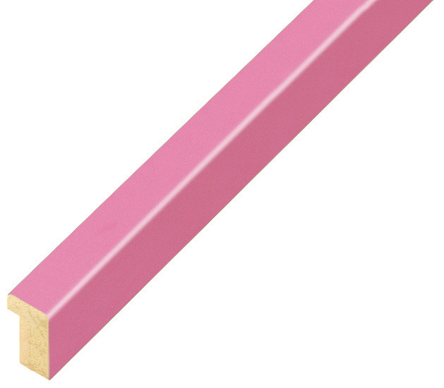 Baguette ramin larg.10mm haut.14 - rose - 10ROSA