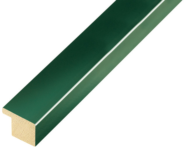 Baguette ayous, larg.20mm, haut.14mm - Vert brillant