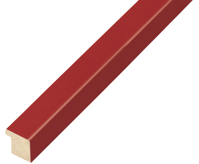 Baguette ayous, larg.15mm haut.14 - rouge - 15ROSSO