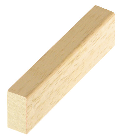 Baguette brute en tilleul, largeur 20mm, hauteur 10mm- sans feuillure - 20T