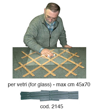 Support extensible pour le nettoyage du verre cm 45x70