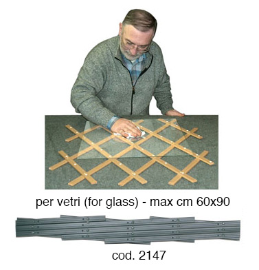 Support extensible pour le nettoyage du verre cm 60x90