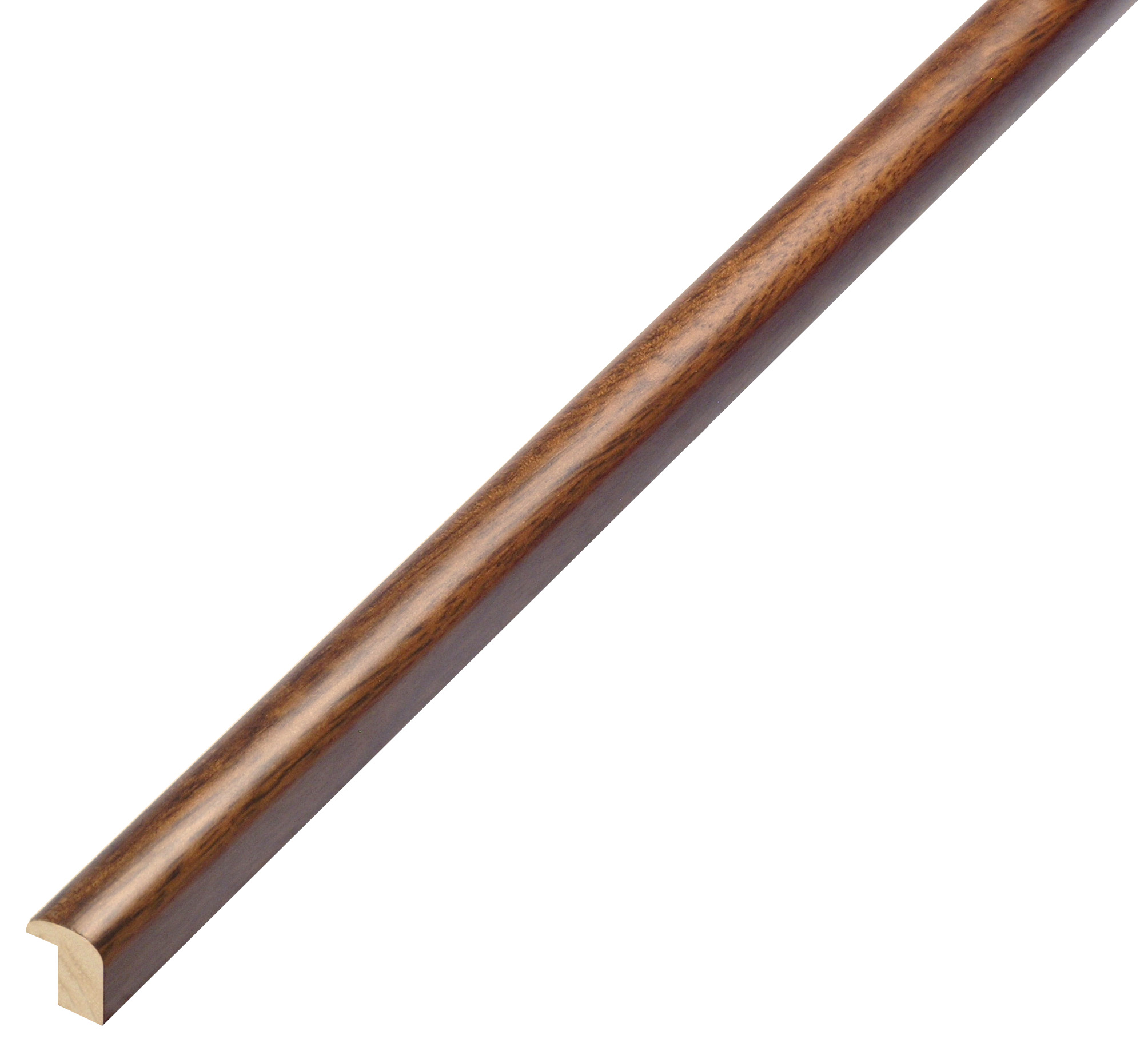 Baguette ramin, larg.11mm, haut.13mm - noyer