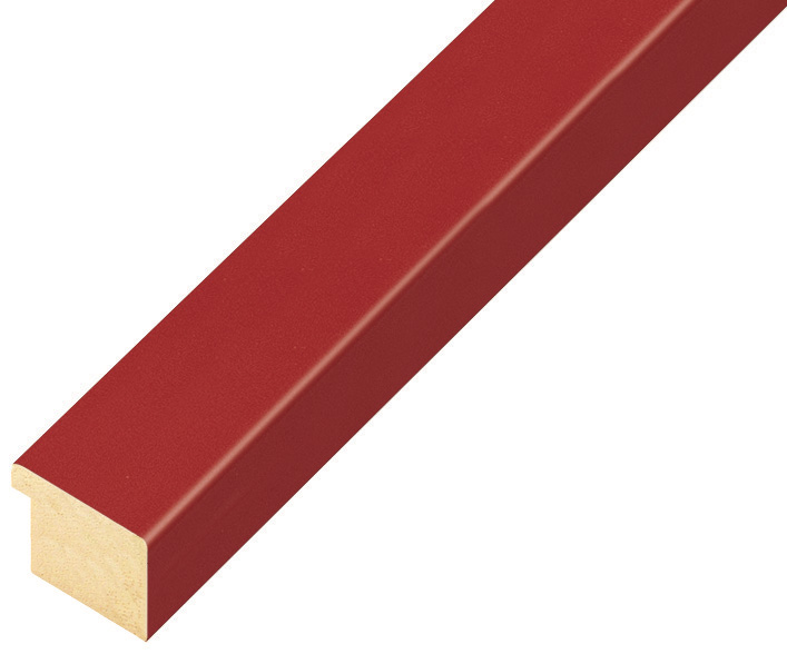 Baguette ayous, larg.20mm haut.14 - rouge - 21ROSSO