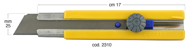 Cutter à lames sécables, géant format