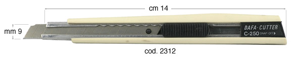 Cutter à lames cassables, petit format