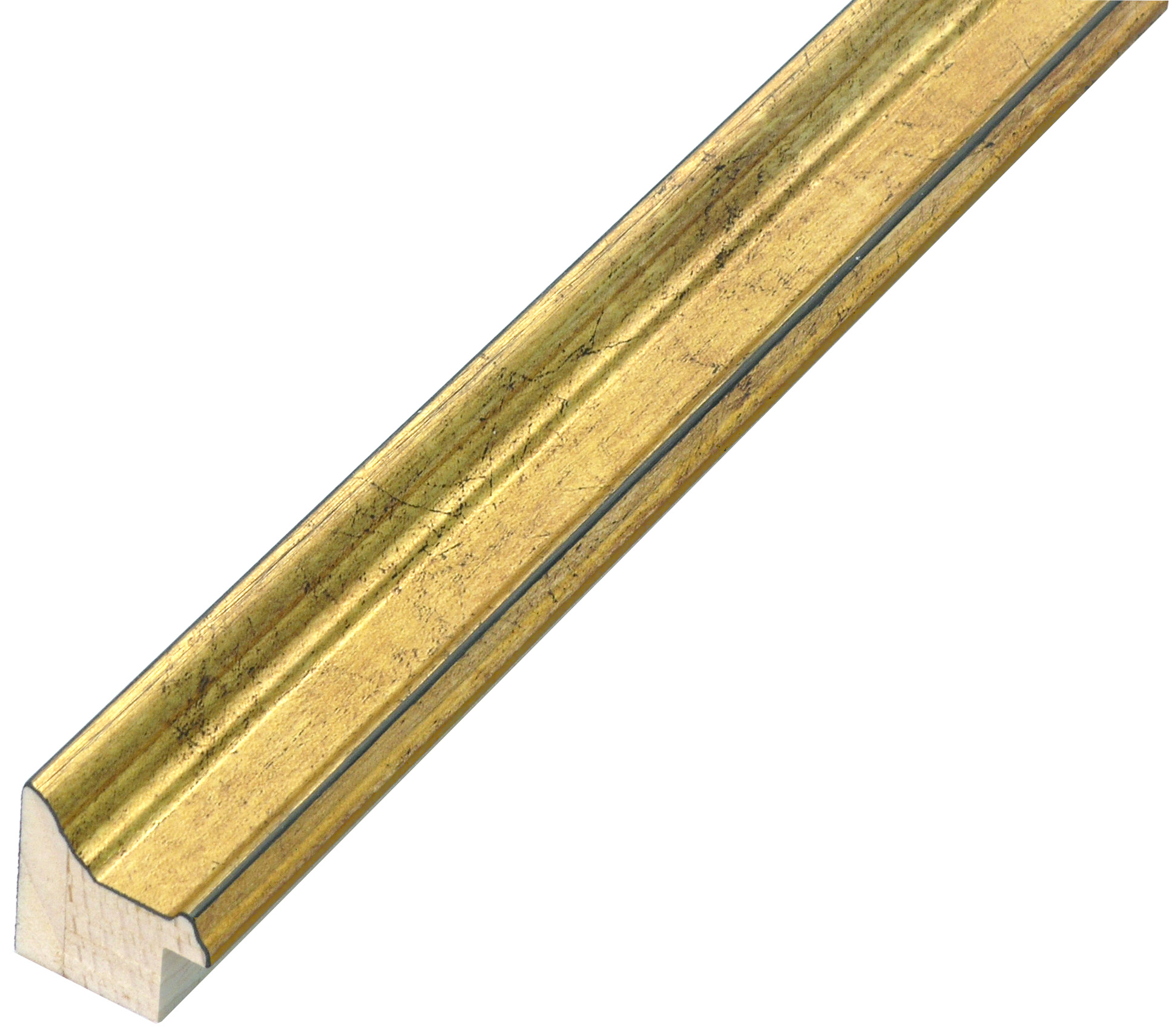 Baguette ayous jointé, larg.23mm, haut.25mm - doré - 235ORO