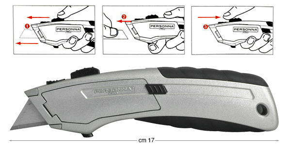 Cutter à lame fixe avec change automatique de la lame