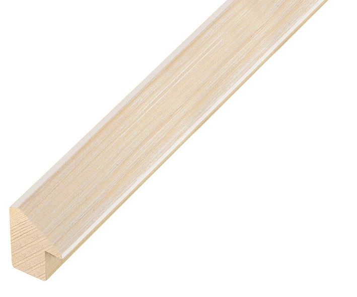 Baguette sapin larg.20mm, haut.15mm - couleur crème - 239CREMA