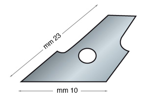 Lames de rechange pour compas cutter - Par 12 pcs