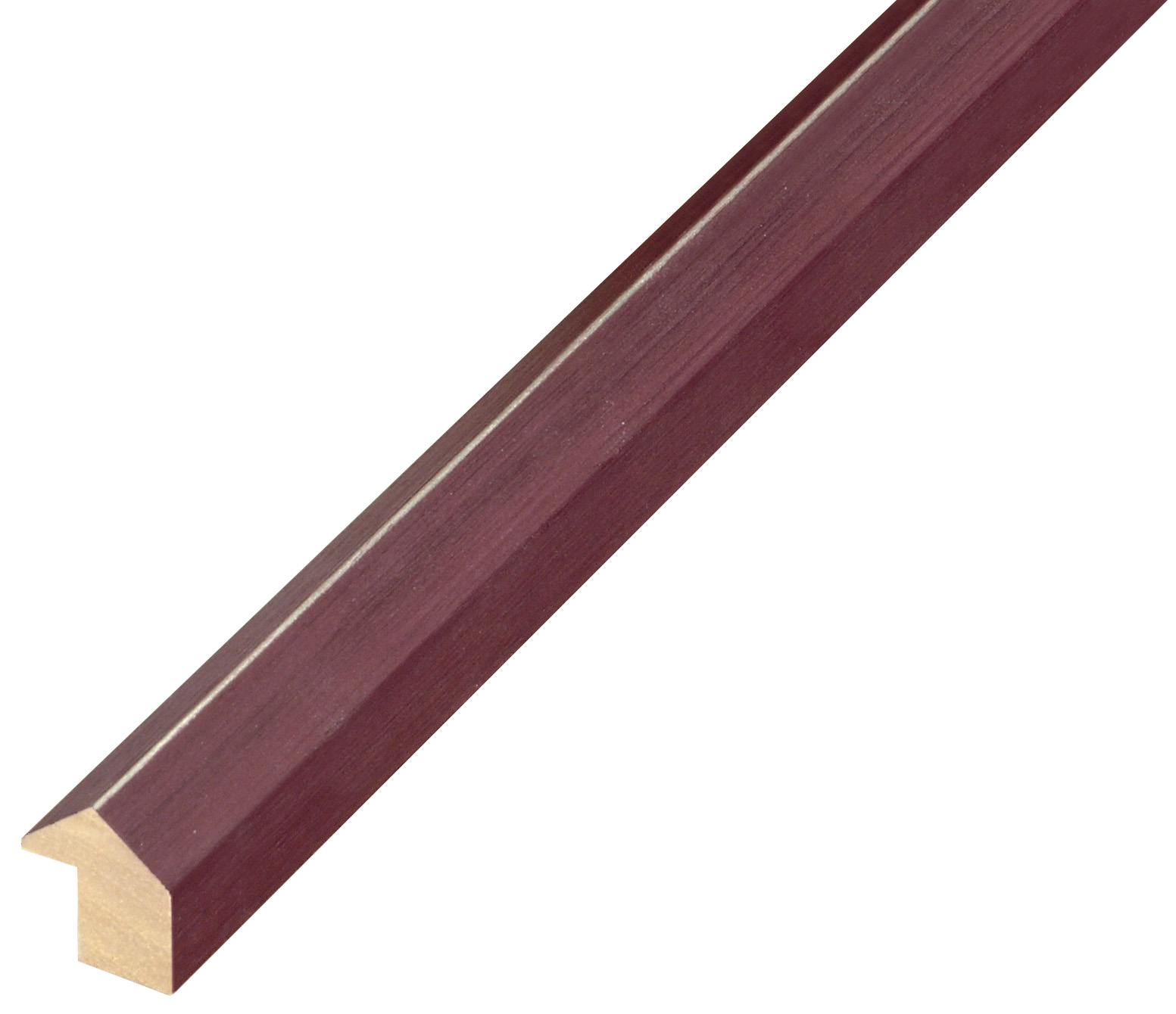 Baguette ajous, larg.18mm, haut.21mm - Prune - 253PRUGNA