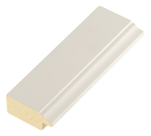 Baguette pin jointé, larg.25mm - blanc, sans fil - 25BIANCO