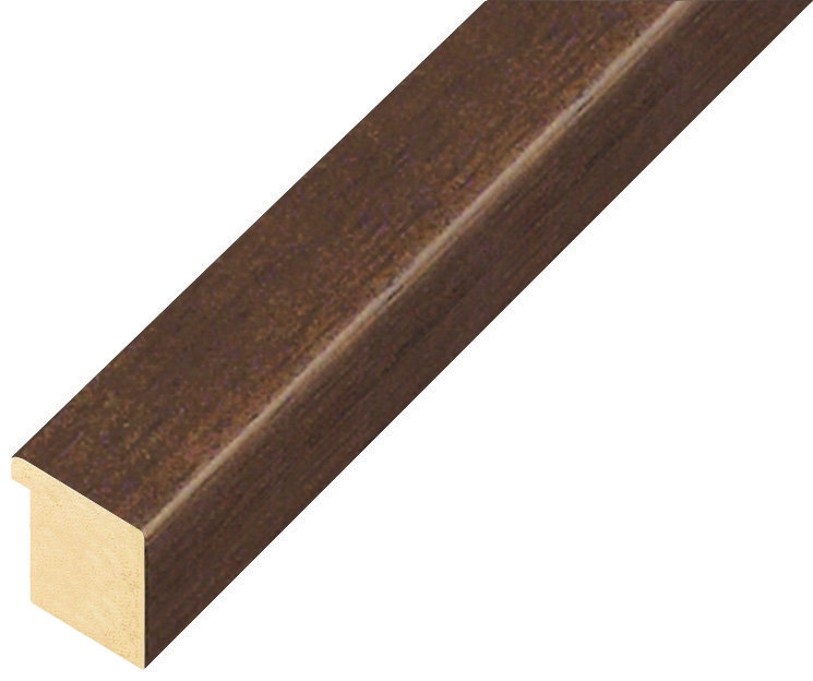 Baguette ayous, larg.20mm haut.20 - noyer - 26NOCE