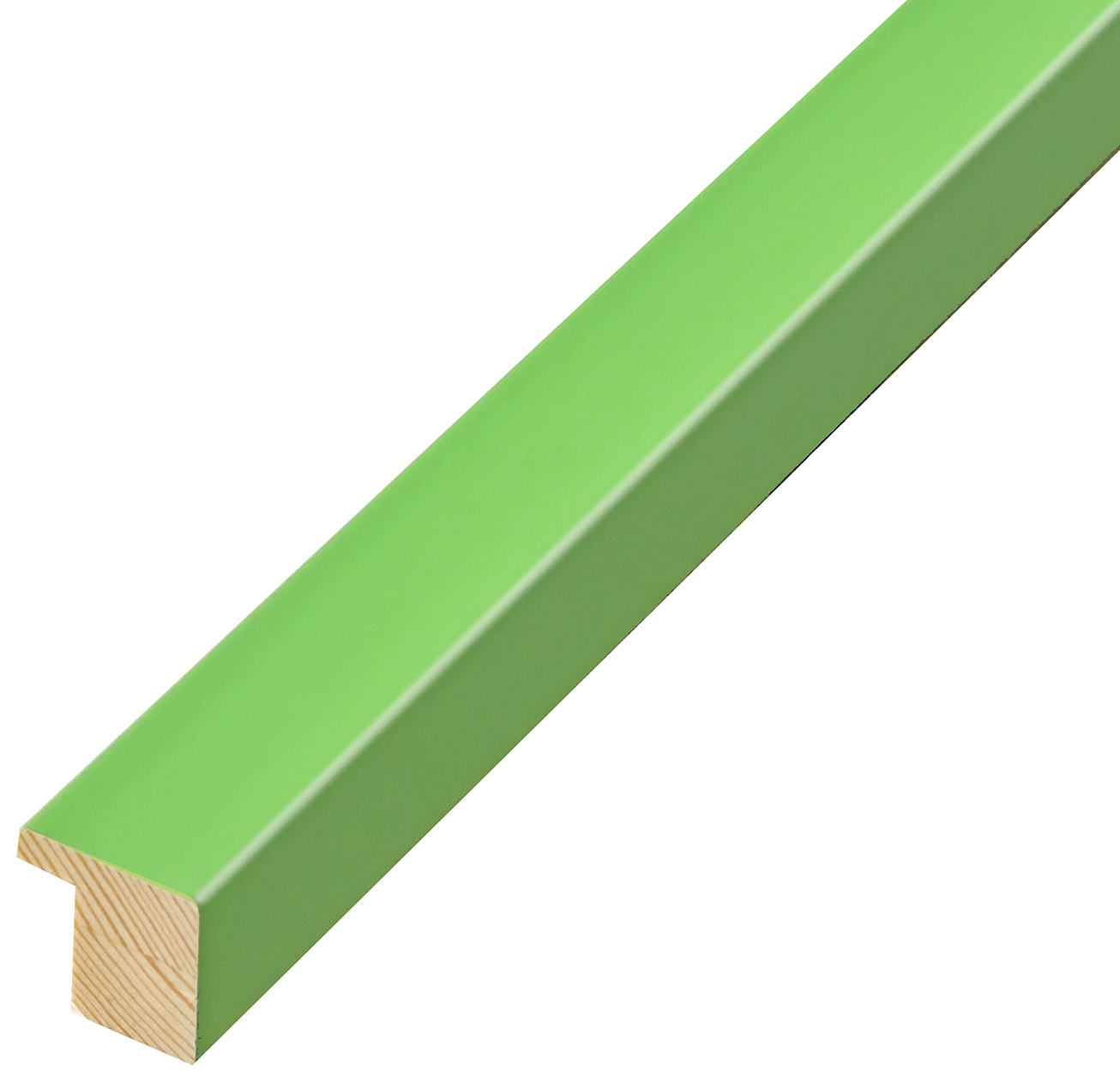 Baguette pin jointé - Largeur 20mm Hauteur 20 - Vert clair - 26PRATO
