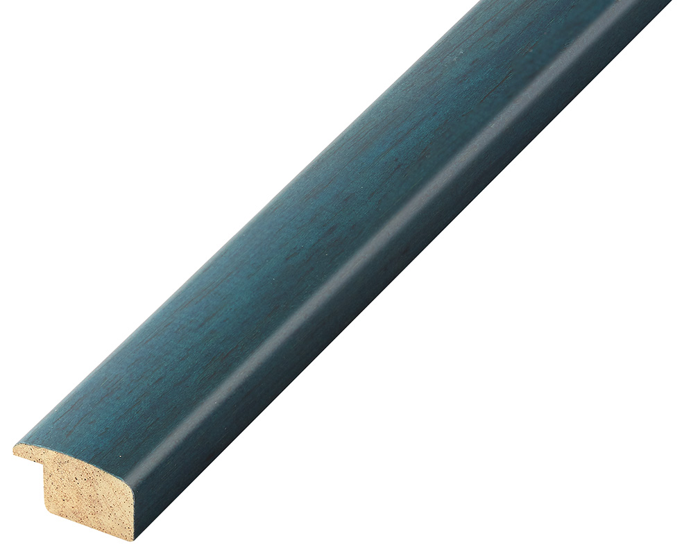 Baguette ayous, larg.23mm haut.13 - mat bleu