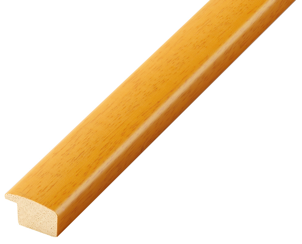 Baguette ayous, larg.23mm haut.13 - matt, jaune - 272GIALLO