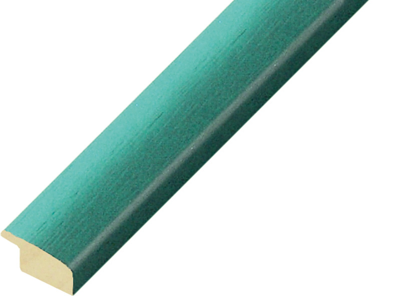 Baguette ayous, larg.23mm, haut.13mm - mat, nuancée verte - 273ACQUA