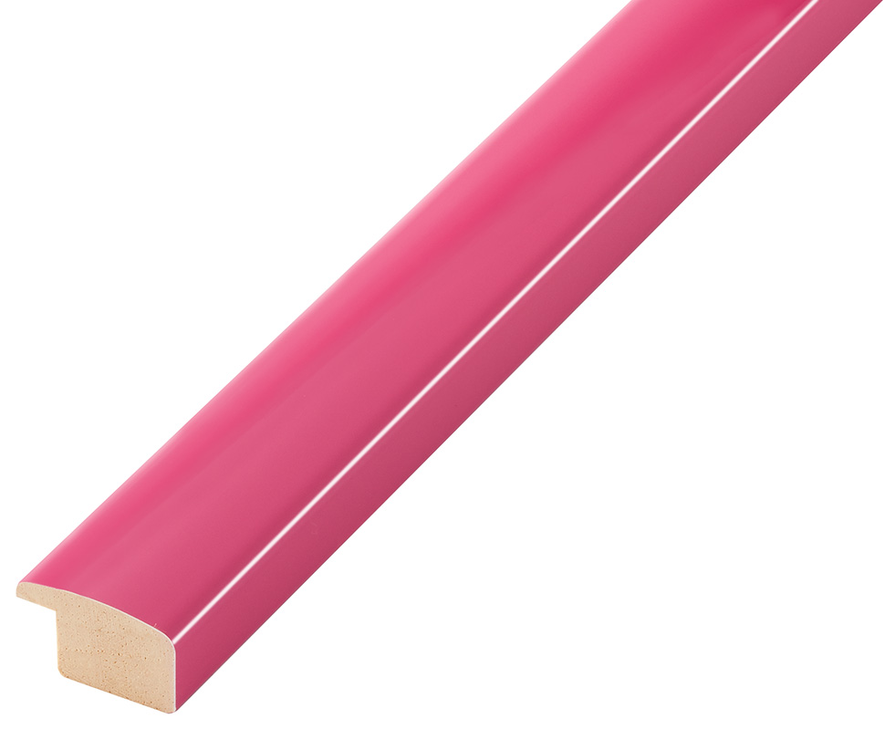 Baguette ayous, larg.23mm haut.13 - rose brillante - 279ROSA