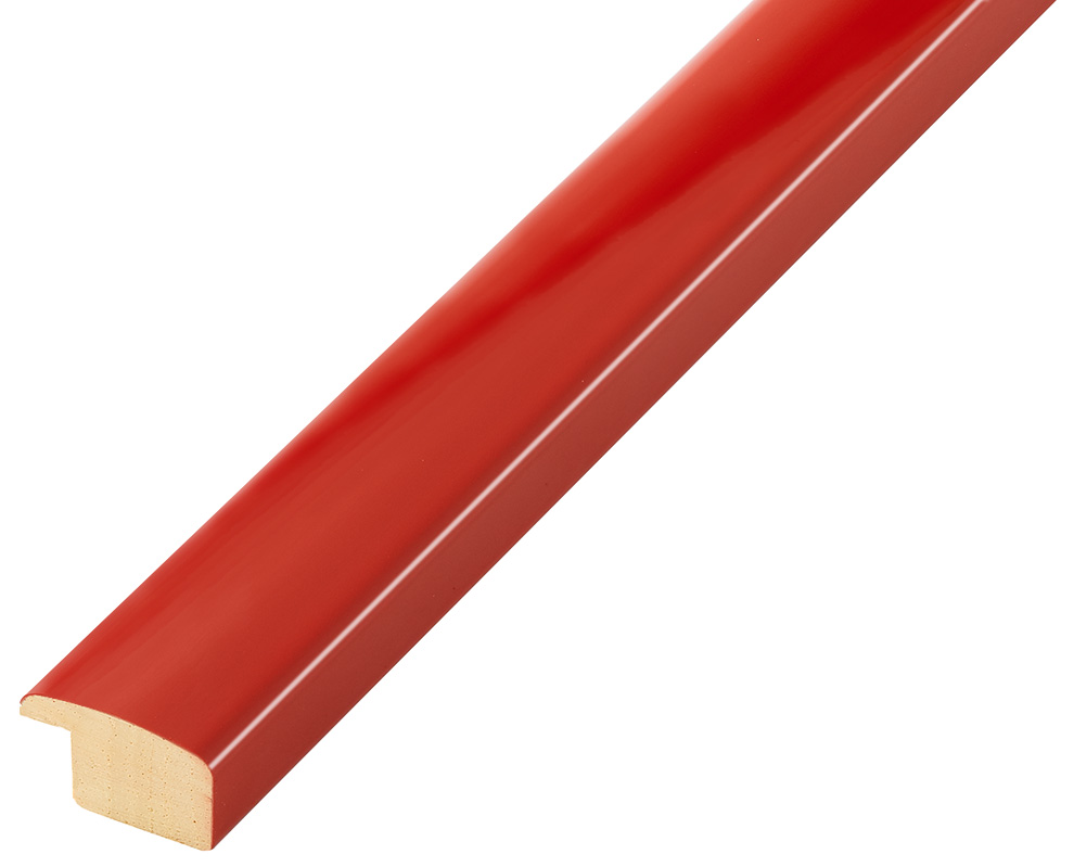 Baguette ayous, larg.23mm haut.13 - brillant rouge