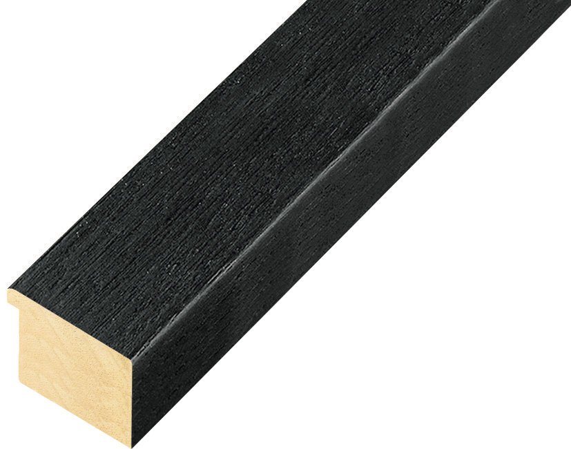 Baguette ayous, larg.30mm haut.20 - noir - 127NERO