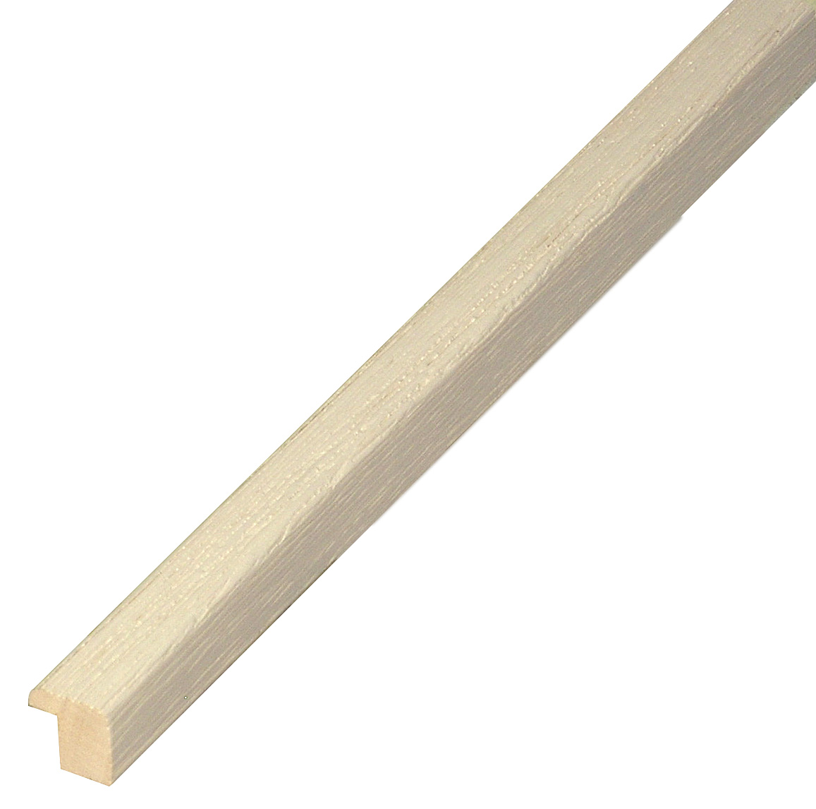 Baguette ayous, larg.13mm, haut.13mm, finition rayée - Crème - 311CREMA