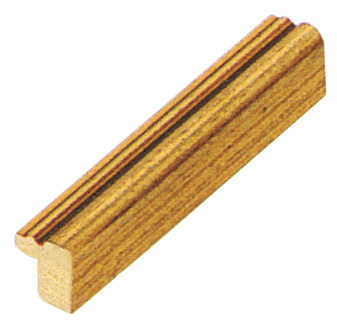 Baguette ayous, larg.12mm, haut.16mm - feuille or - 312ORO