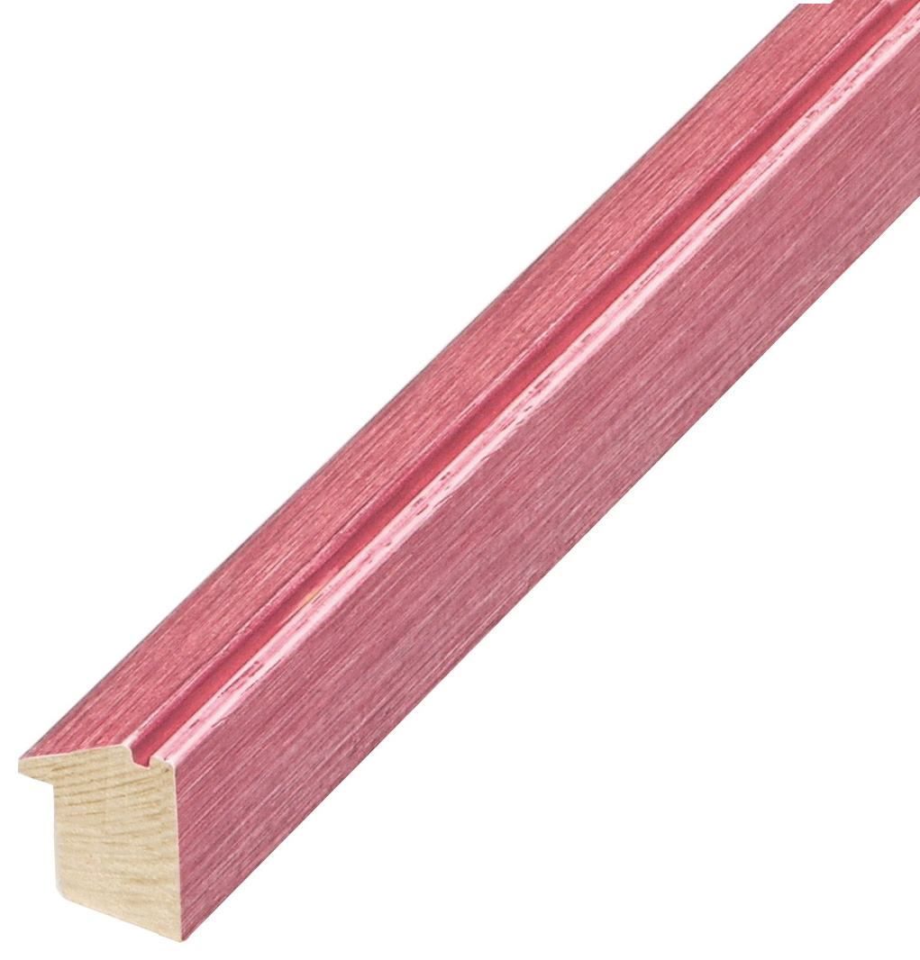 Baguette ayous larg.19mm haut.22 - couleur rose