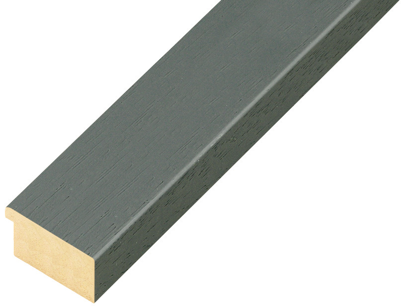 Baguette ayous, larg.30mm haut.14 - gris fer - 31FERRO