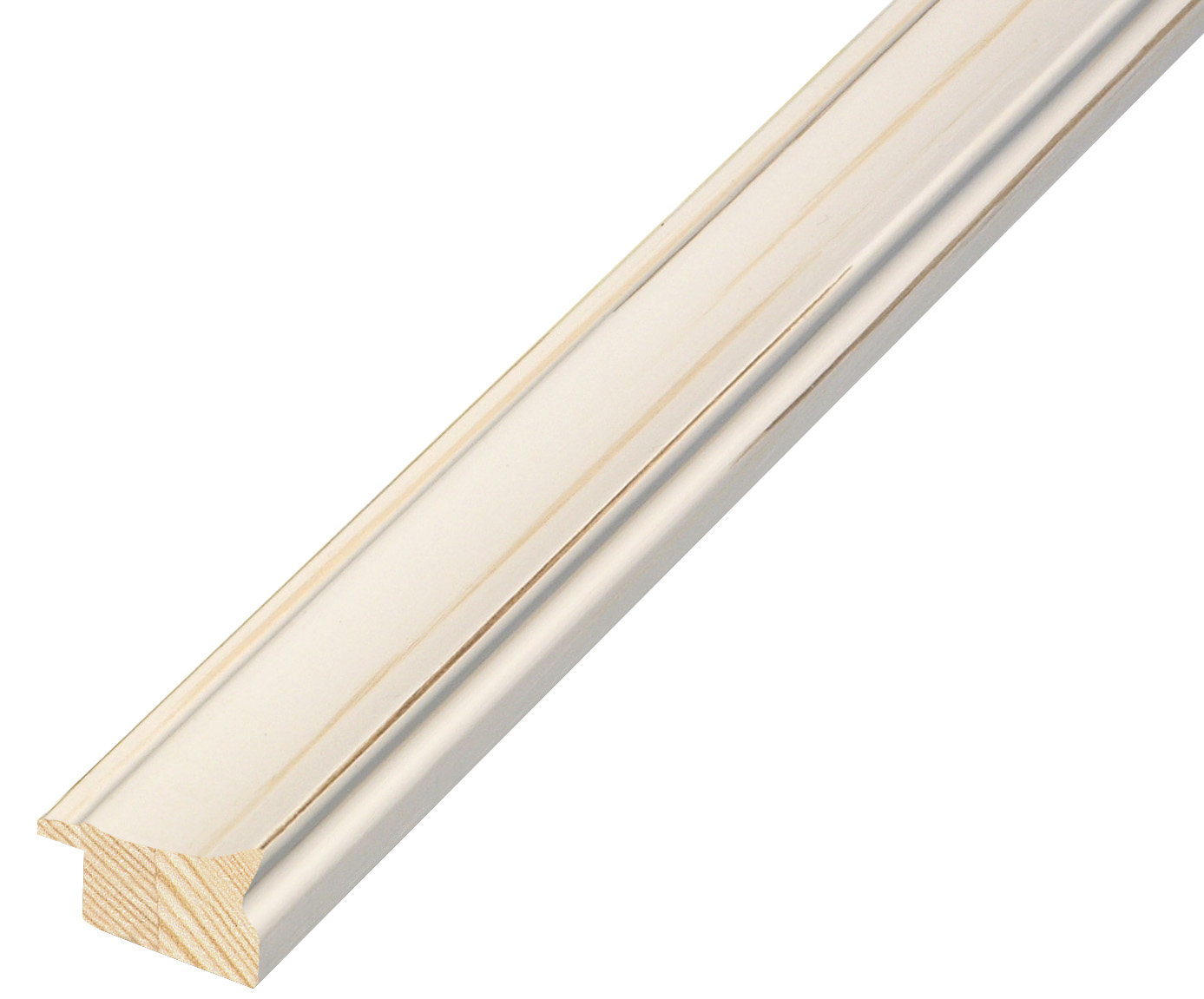 Baguette pin jointé, largeur 26mm, hauteur 14 - Crème - 324CREMA
