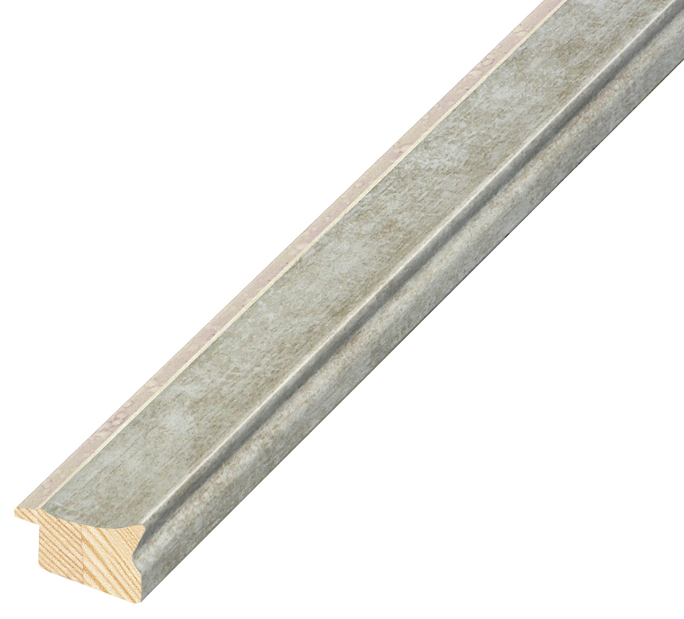 Baguette pin jointé, largeur 26mm, hauteur 14 - Platine - 324PERLA