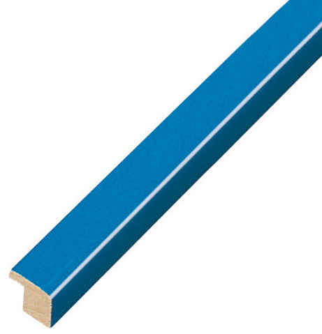 Baguette pin jointé larg. 14mm - brillante, bleue clair - 329AZZ