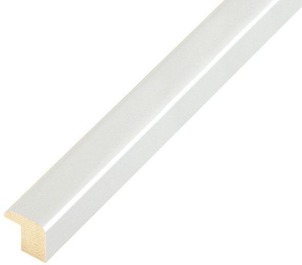 Baguette pin jointé larg. 14mm - brillante, blanche - 329BIANCO