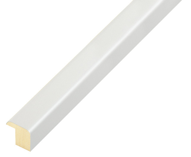 Baguette pin jointé, larg.14mm, mat - blanche - 329BP