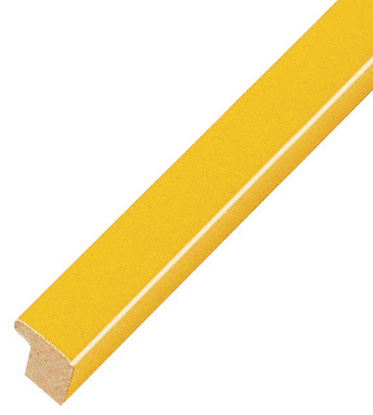 Baguette pin jointé larg. 14mm - brillante, jaune