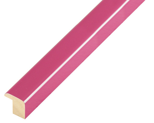 Baguette pin jointé, larg.14mm, brillante - rose - 329ROSA