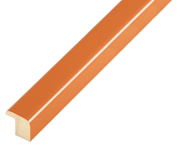 Baguette pin jointé, larg.14mm, brillant - orange soleil