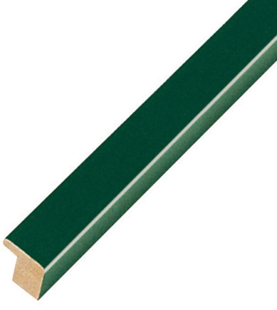 Baguette pin jointé larg. 14mm - brillante, verte - 329VERDE