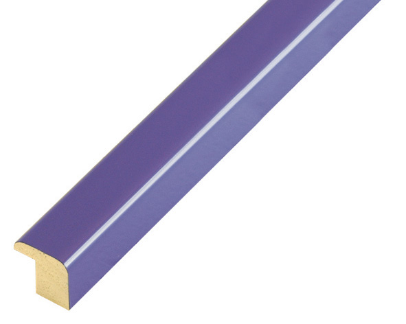 Baguette pin jointé, larg.14mm, haut.14mm - brillante, violet