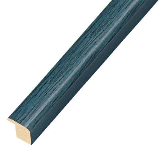 Baguette de tilleul, larg.14mm, haut.14mm - mat, bleue