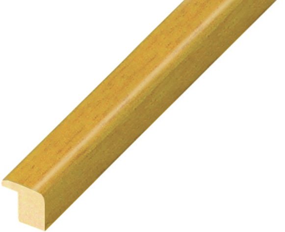 Baguette de tilleul, larg.14mm, haut.14mm - mat, jaune - 332GIALLO