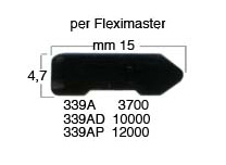 Fléchettes pour Fleximaster 15 mm - Par 3700 pces