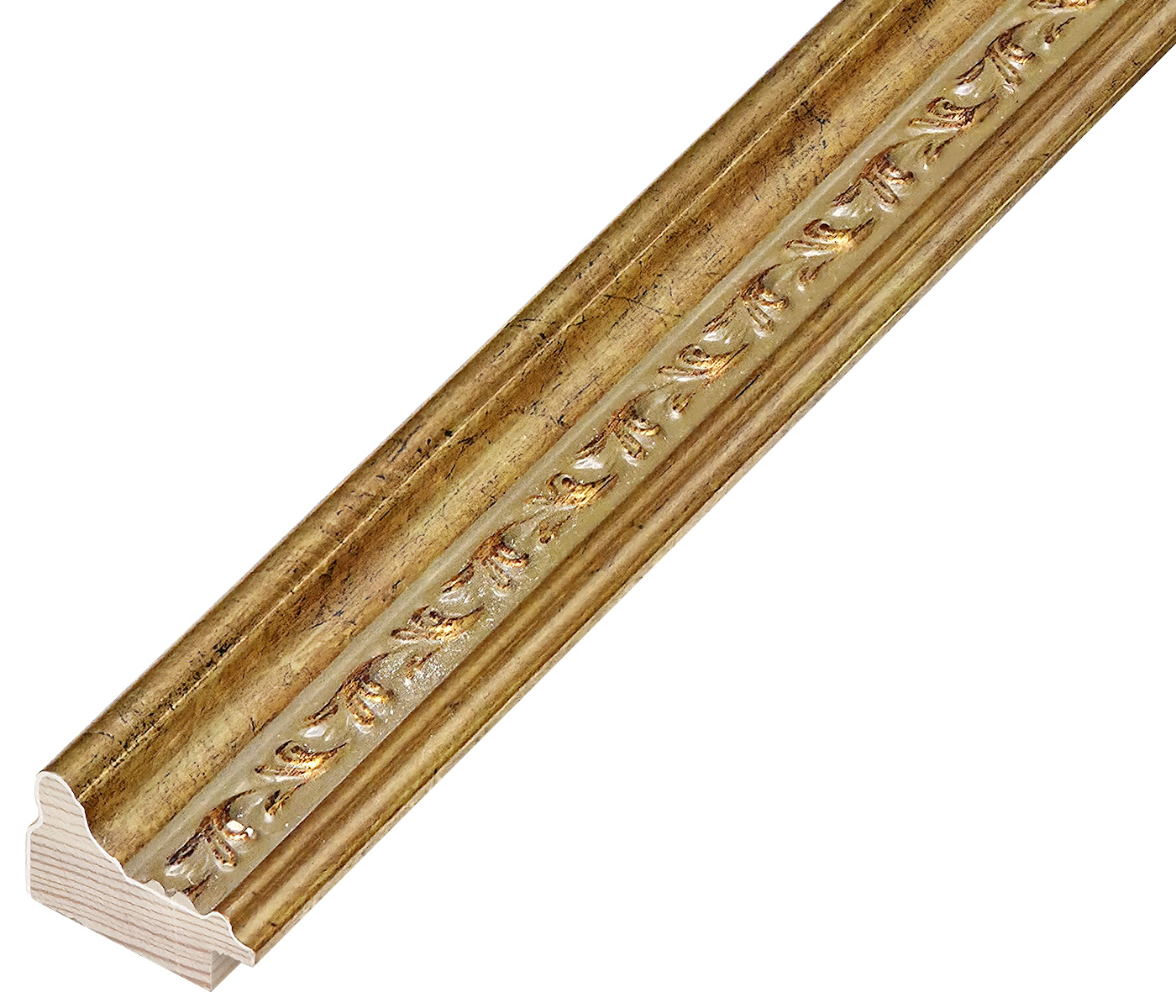 Baguette pin jointé - Largeur 34mm Hauteur 23 - Or - 345ORO