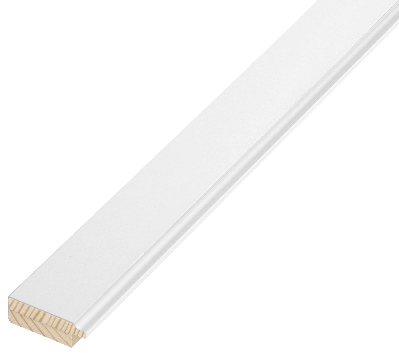 Baguette pin jointé, largeur 34mm, hauteur 12 - Blanc - 34BIANCO