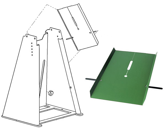 Glissière pour les copeaux pour guillotine Morso 