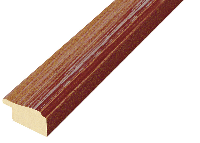 Baguette sapin, larg.30mm, haut.17mm - nuancée mat terre - 386TERRA