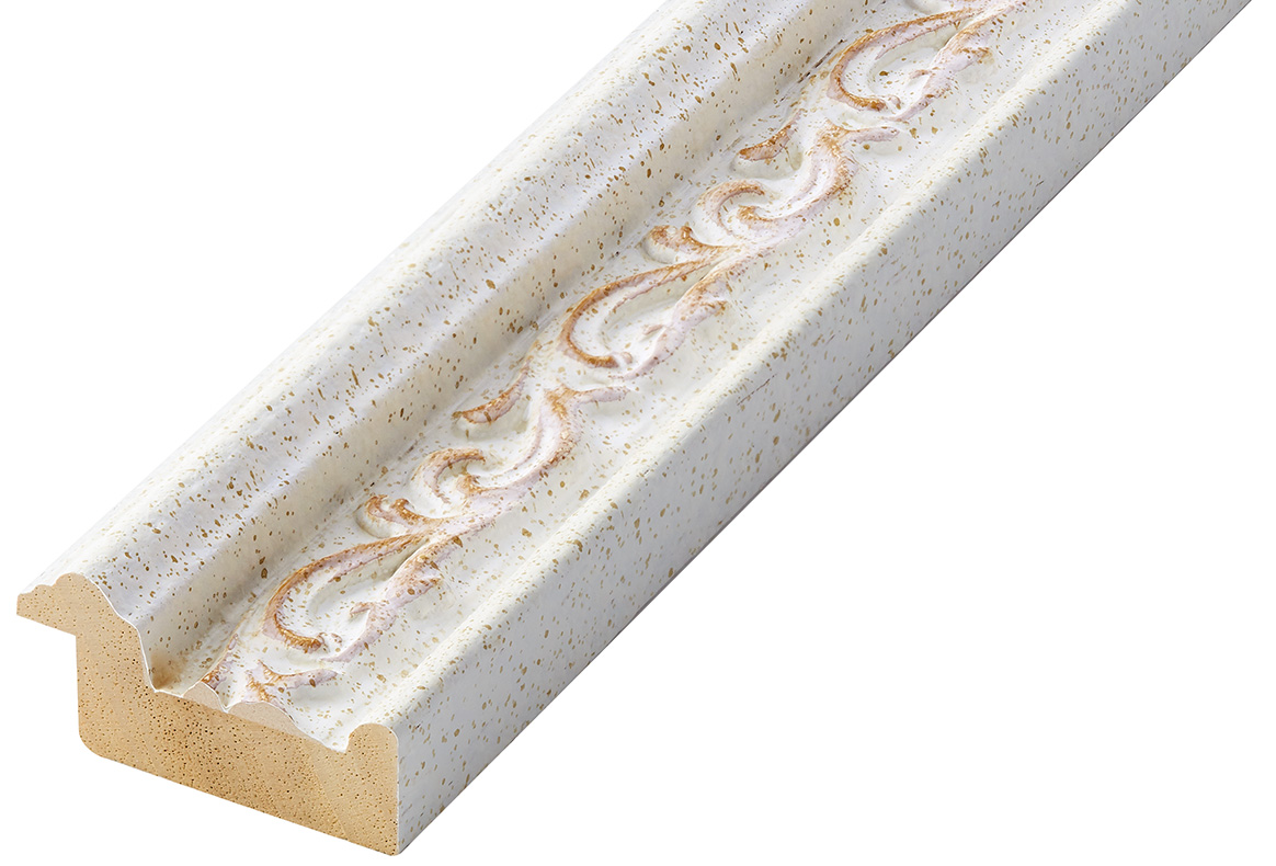 Echantillon à angle baguette 409BIANCO