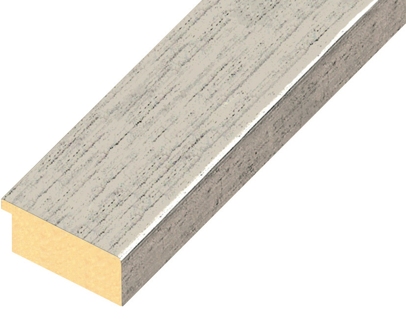 Baguette ayous - Largeur 40mm Hauteur 16 - Argent antique - 40ARGVEC