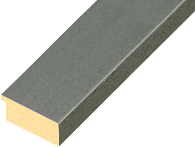 Baguette ayous, larg.40mm haut.16 - gris fer - 40FERRO